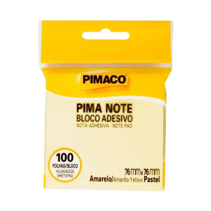Bloco de Notas Adesivo 76x76mm 100 Folhas      