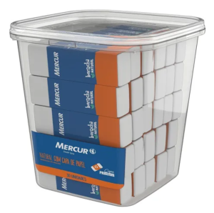 Borracha Escolar com Capa Transparente      