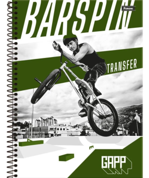 Caderno 01x1 Capa Dura Gapp 15mat/240fls Papel Offset 56 g/m 200x275mm    