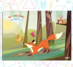 Caderno Caligrafia Capa Dura 40 Folhas Papel Offset 63 g/m 275x200mm    