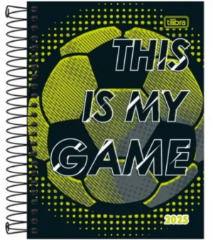 Caderno Espiral Capa Dura Uni 01mat/80fls Peppers Tilibra Papel Offset 56 g/m 200x275mm    