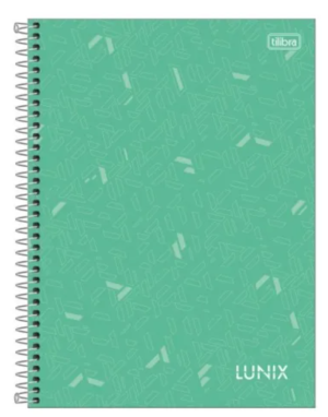 Caderno Espiral Capa Dura Uni 01mat/80fls Peppers Tilibra Papel Offset 56 g/m 200x275mm    