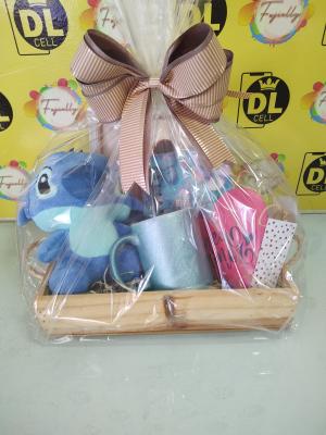 Caixa de Presente - kit Stitch MDF     