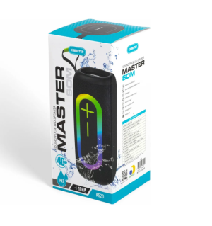 Caixa De Som 40w Bluetooth Ipx6 10horas Kimaster K520    CERTIFICAÇÃO IPX6 PLASTICO PREMIUM