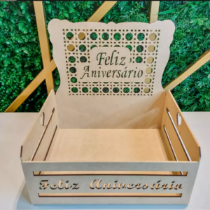 caixa mdf 25x9cm      