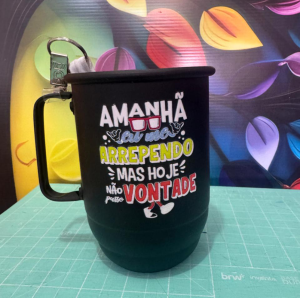 Caneca de alumínio no DTF Alumínio 96x150mm  DTF  