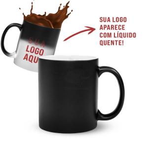 Caneca mágica 325ml porcelana 96x150mm vidro Sublimação porcelana 