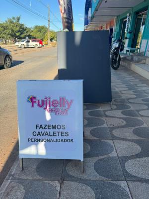 CAVALETE PESONALIZADOS 60X50 METAL 20X20 LONNA 440G 110X80 4x4 IMPRESSÃO EM LONNAS 440G ACABAMENTO EM LONNA 