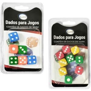 Dados para Jogos 9 Dados de 14mm      