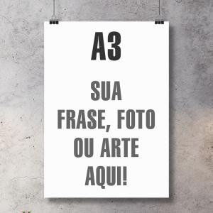 folhas A3 PAPEL A3 4x0 Fosco corte reto so frente ou frente e verso. 