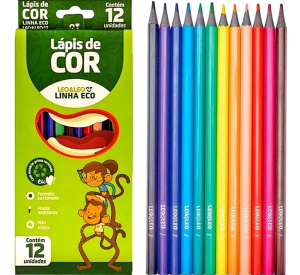 Lápis de Cor - Leo & Leo 12 Uni      