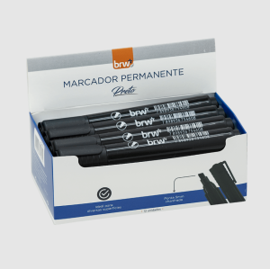 Marcador Permanente Preto      