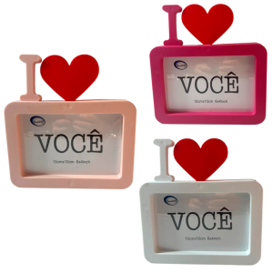 Porta Retrato I Love Você  15x10cm 6x4inch    